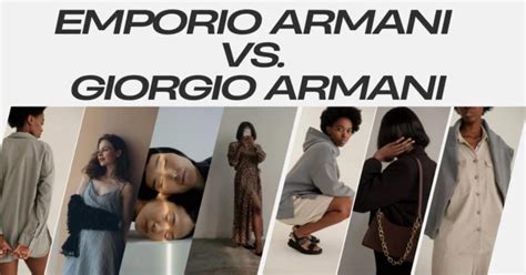 is emporio armani and giorgio armani the same|giorgio armani vs emporio exchange.